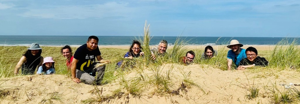 Group at the Holkham beach